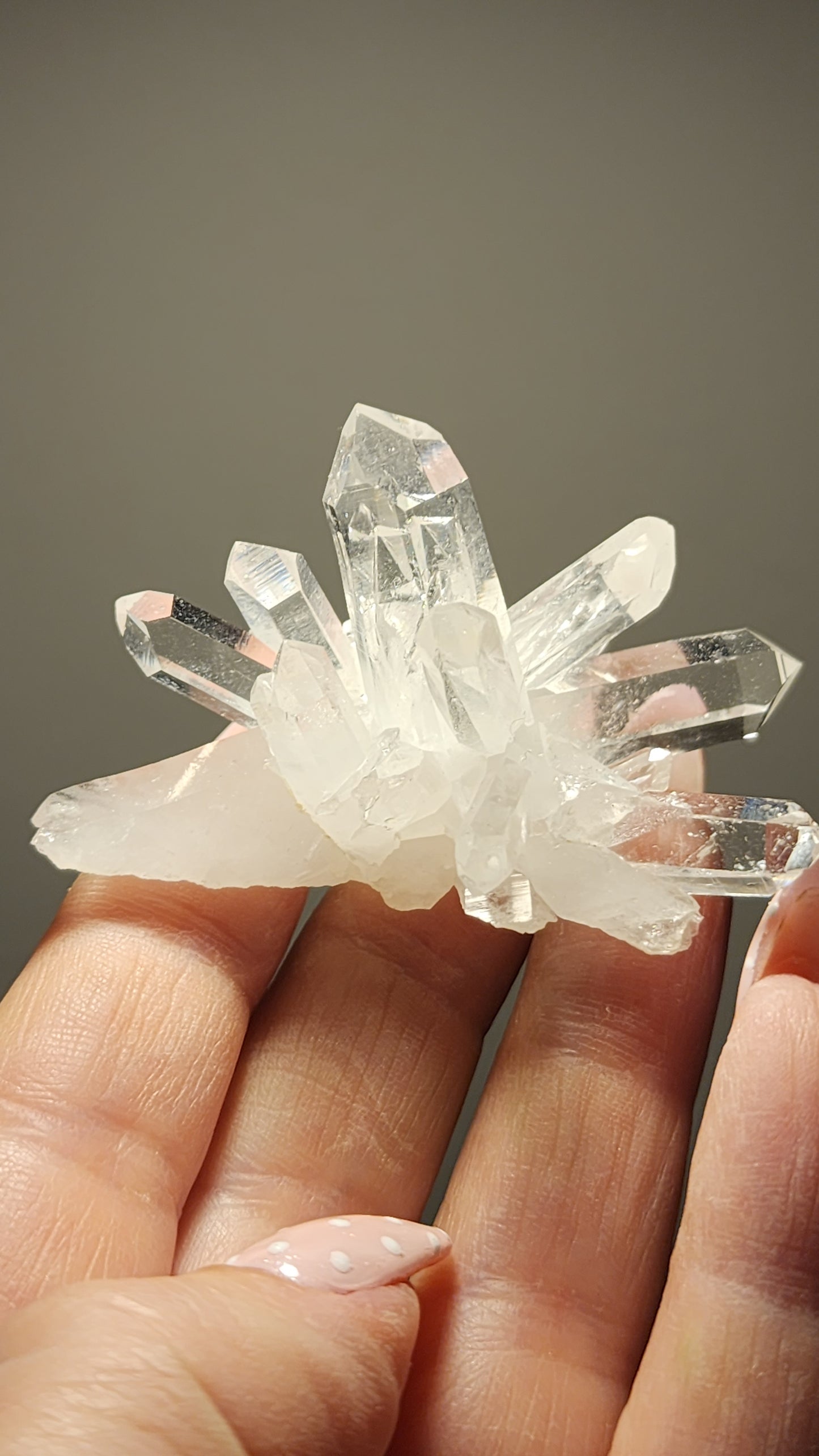 A+++ Quality Clear Quartz Cluster D110