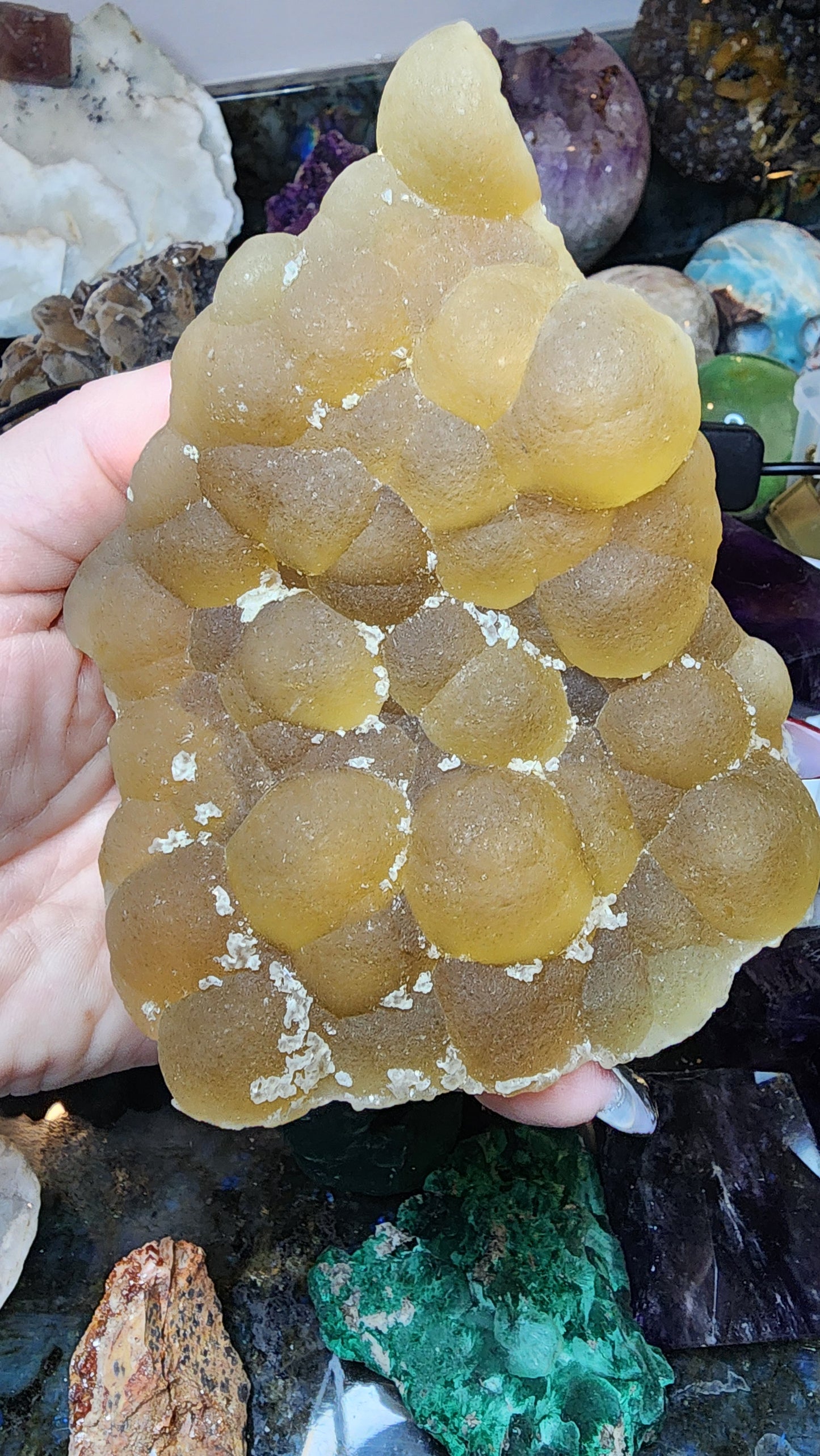 Yellow Botryoidal Fluorite