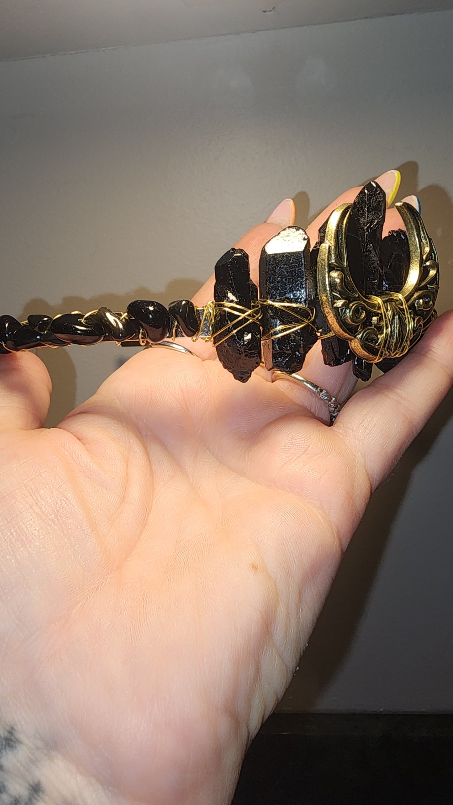 Black Tourmaline Crown