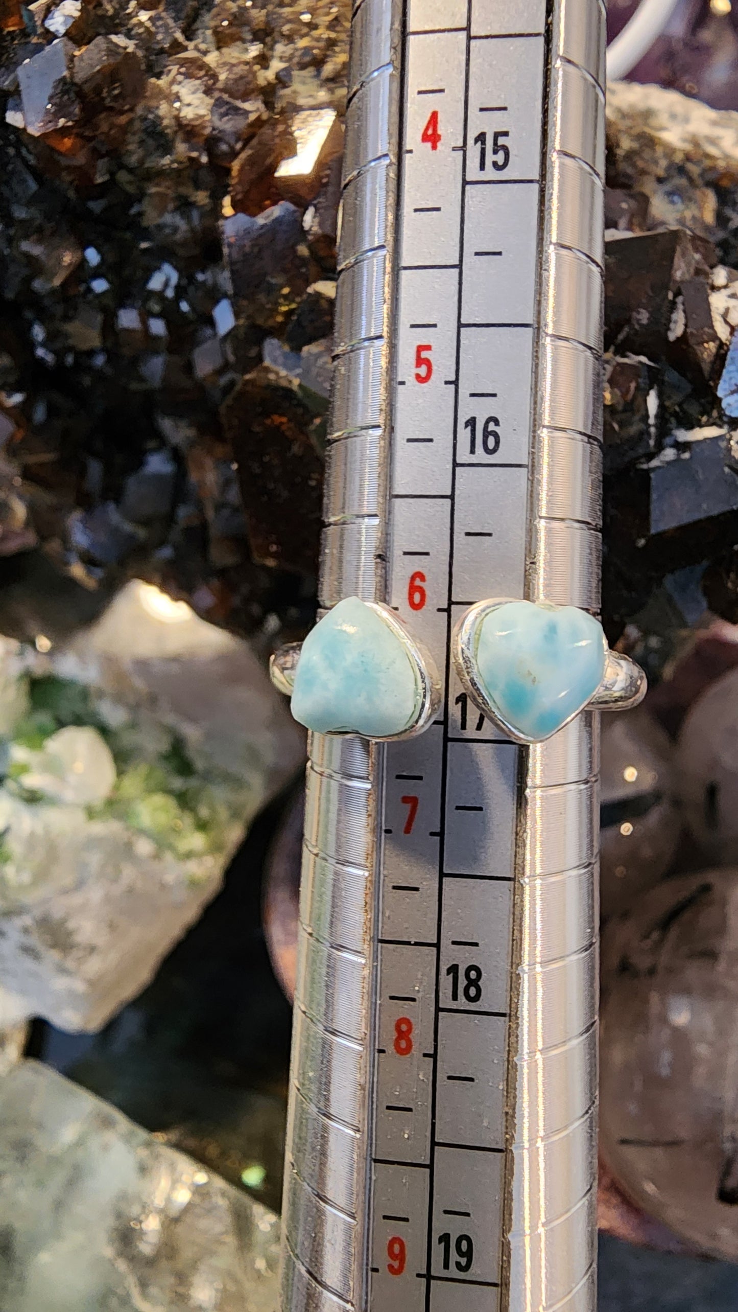 High Quality Larimar 925 Silver Ring Sz 6.5 Slightly Adjustable