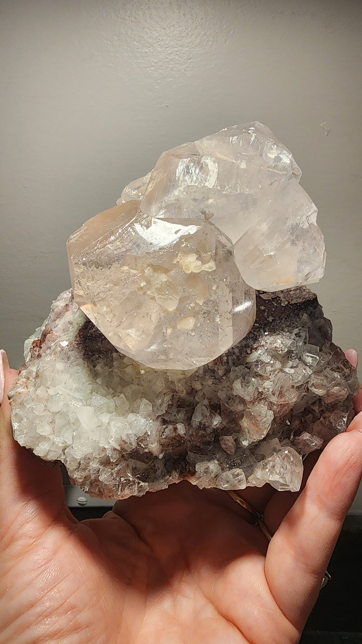 Museum Quality Extremely Rare Pale Lavender Calcite C3500