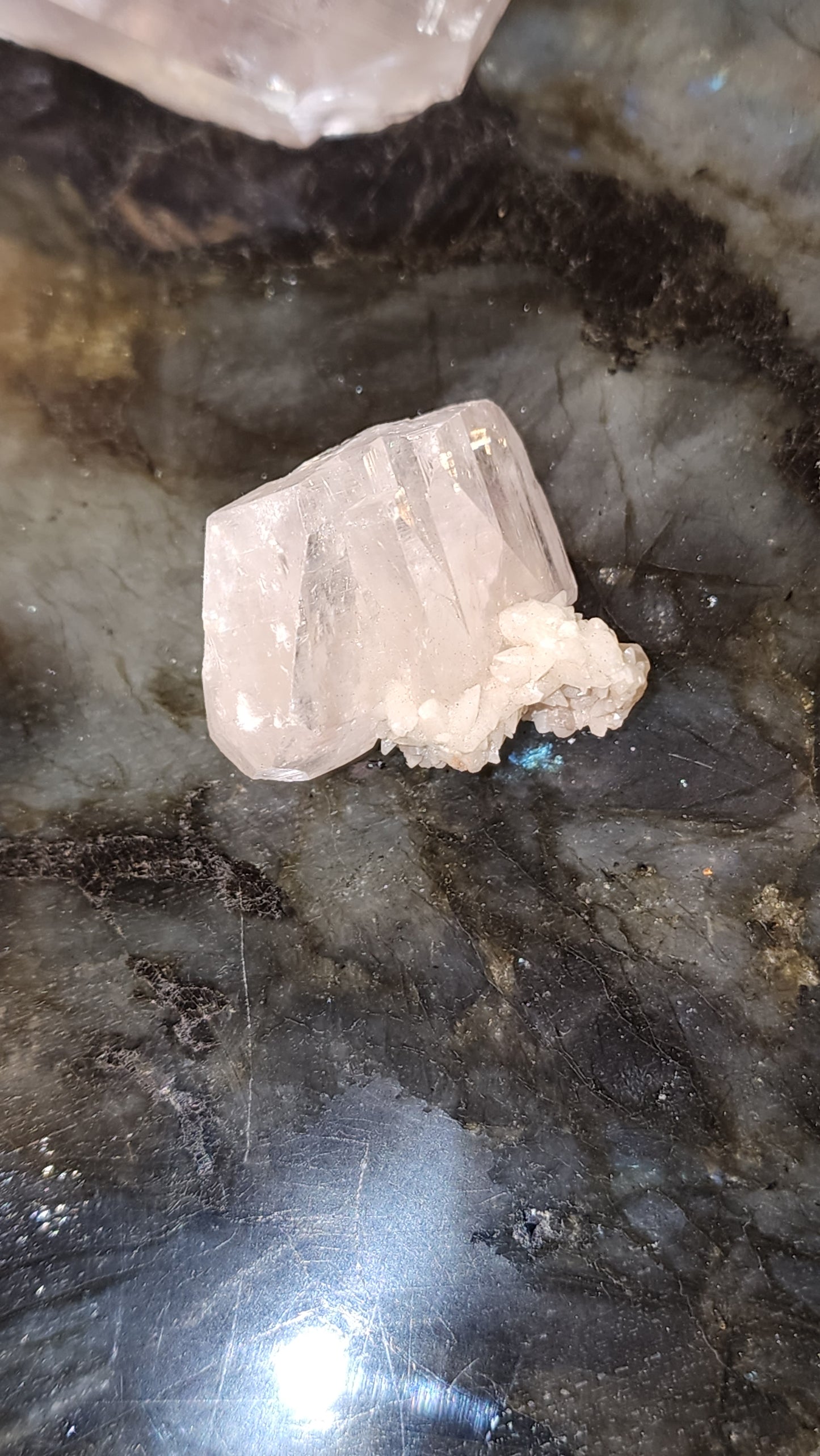 Museum Quality Extremely Rare Pale Lavender Calcite D400