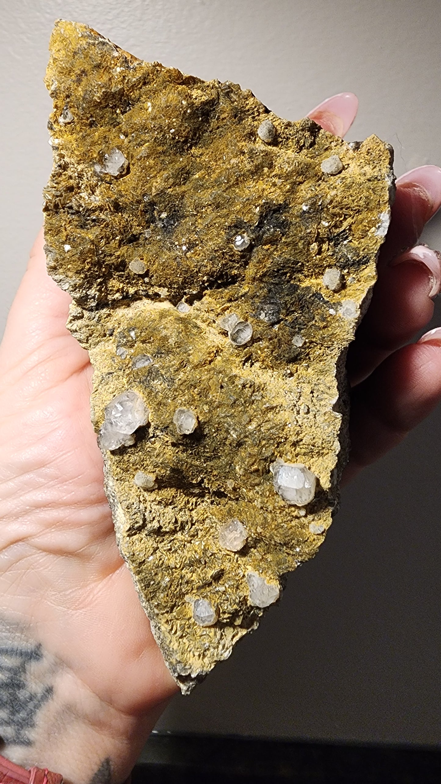 Rare Pink Apatite on Muscovite C1150