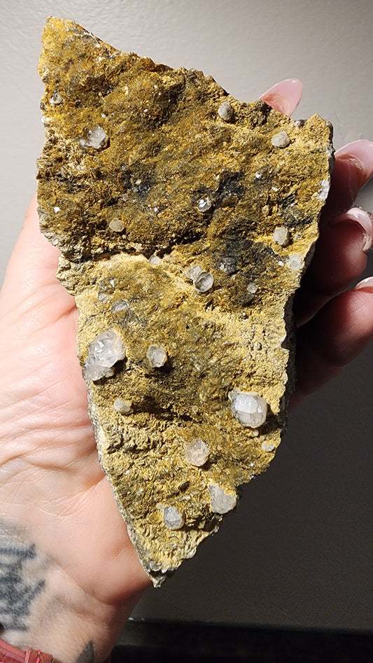 Rare Pink Apatite on Muscovite C1150