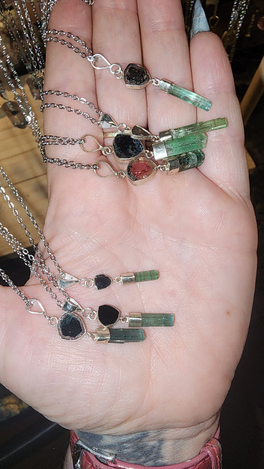 Unique Tourmaline Pendant